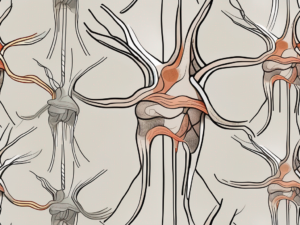 The human nervous system highlighting the accessory nerve