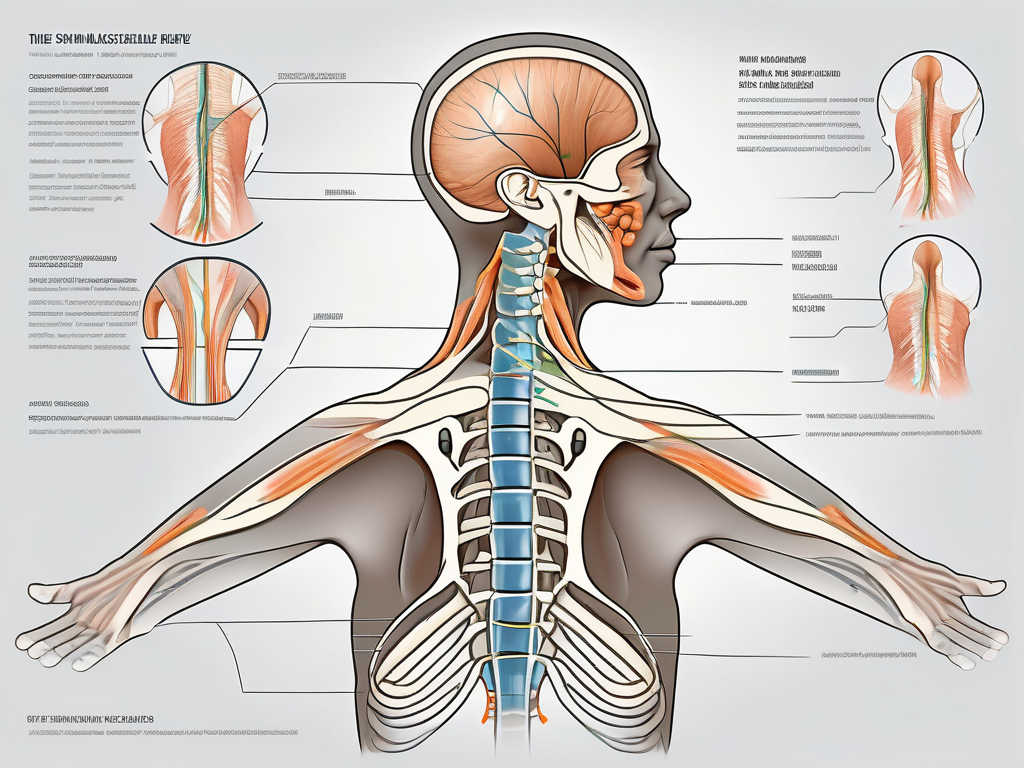 The spinal accessory nerve in relation to the neck and shoulder muscles