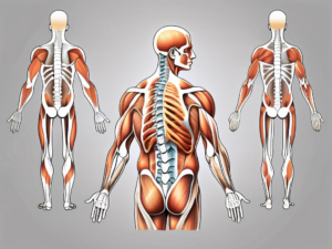 The human spinal structure highlighting the spinal accessory nerve and the back muscles it innervates