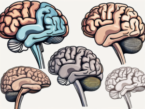 The human brain with the 11th cranial nerve