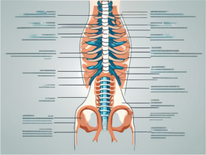 The human spinal column highlighting the spinal accessory nerve