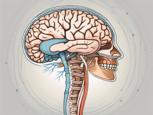 The human brain and spinal cord